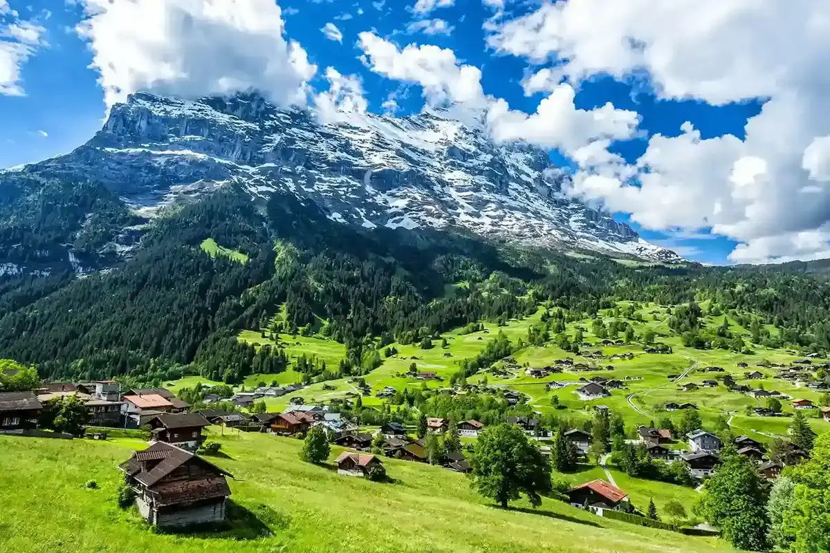 Alpine village of Grindelwald